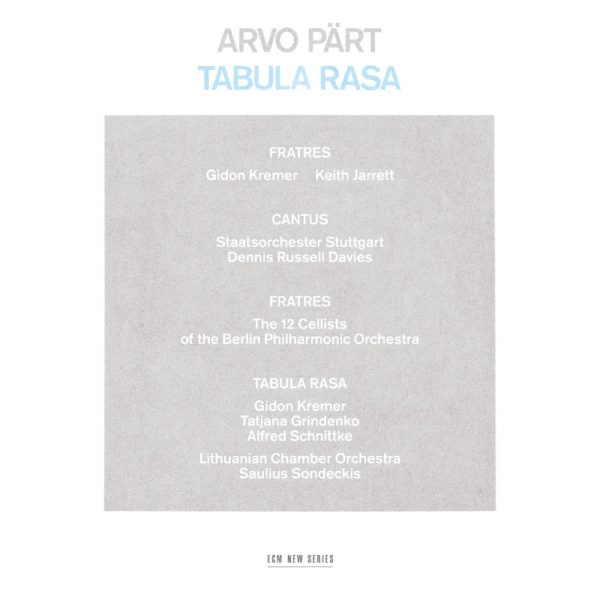 Arvo Part - Tabula Rasa Discount