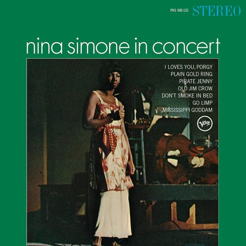 Nina Simone - In Concert For Sale