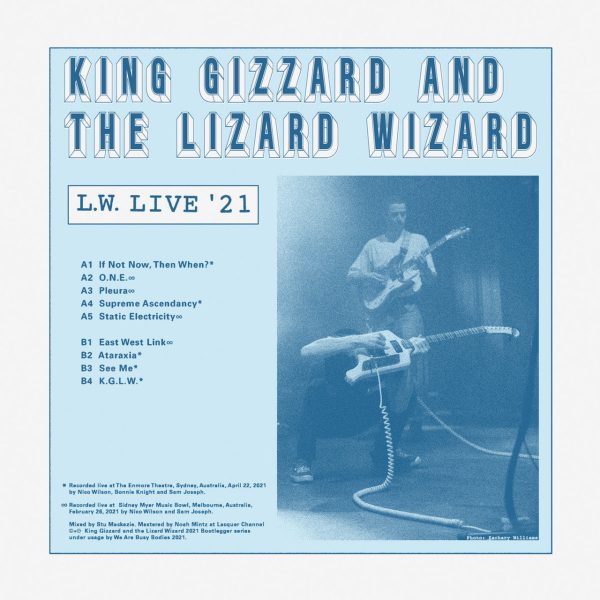 King Gizzard - L.W. Live  21 (Clear) Online Sale