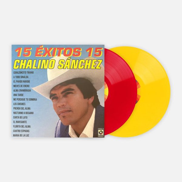 Chalino Sanchez - 15 Exitos 15 (2LP)(Coloured) Online Hot Sale