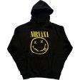 Nirvana - Happy Face Hoodie Cheap