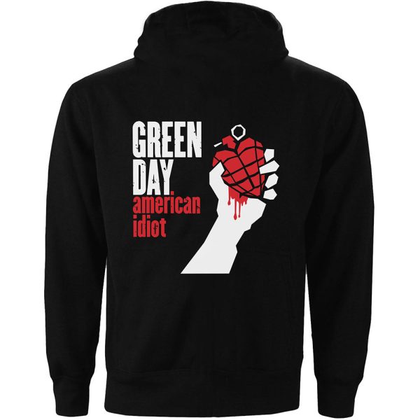 Green Day - American Idiot Zipped Hoodie Online Sale