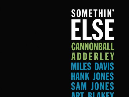 Cannonball Adderley - Somethin  Else (Blue) For Discount