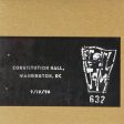 Pearl Jam - Constitution Hall Washington DC 9 09 98 (CD) For Cheap