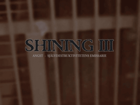 Shining - III: Angst (Clear) For Cheap