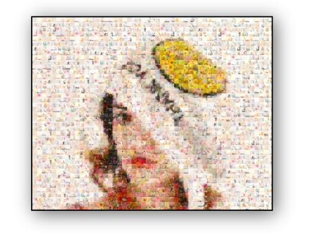 Photo Mosaic Canvas Print For Sale