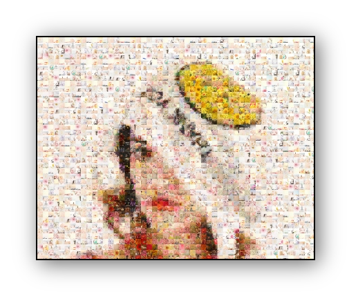 Photo Mosaic Canvas Print For Sale