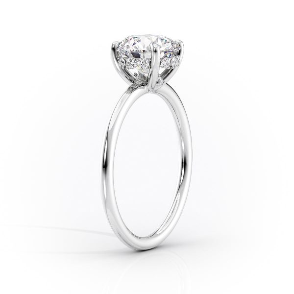 The Sandra Set With A 3.5 Carat Oval Moissanite Hot on Sale