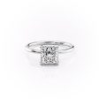 The Sandra Set With A 2.5 Carat Princess Moissanite For Cheap