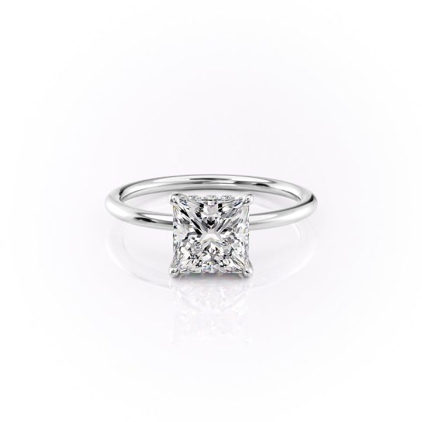 The Sandra Set With A 2.5 Carat Princess Moissanite For Cheap