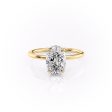 The Sandra Set With A 1.5 Carat Oval Moissanite Online Sale