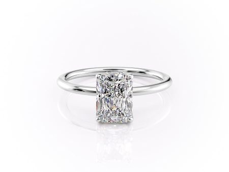 The Sandra Set With A 4.5 Carat Radiant Moissanite For Discount