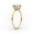 The Sandra Set With A 2.5 Carat Round Moissanite Hot on Sale