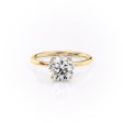 The Sandra Set With A 2.5 Carat Round Moissanite Hot on Sale