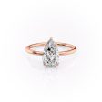 The Sandra Set With A 2.5 Carat Pear Moissanite Hot on Sale