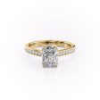 The Cameron Set With A 4.5 Carat Radiant Moissanite Online now