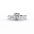 The Cameron Set With A 4 Carat Radiant Moissanite Discount