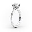 The Cameron Set With A 3.5 Carat Princess Moissanite on Sale